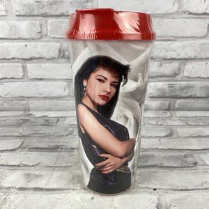 Stripes SELENA Quintanilla Limited Edition Stripes Cup Tumbler White Roses